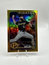 Colin Selby 2024 Topps Series 2 Gold Foil #668 Pittsburgh Pirates RC