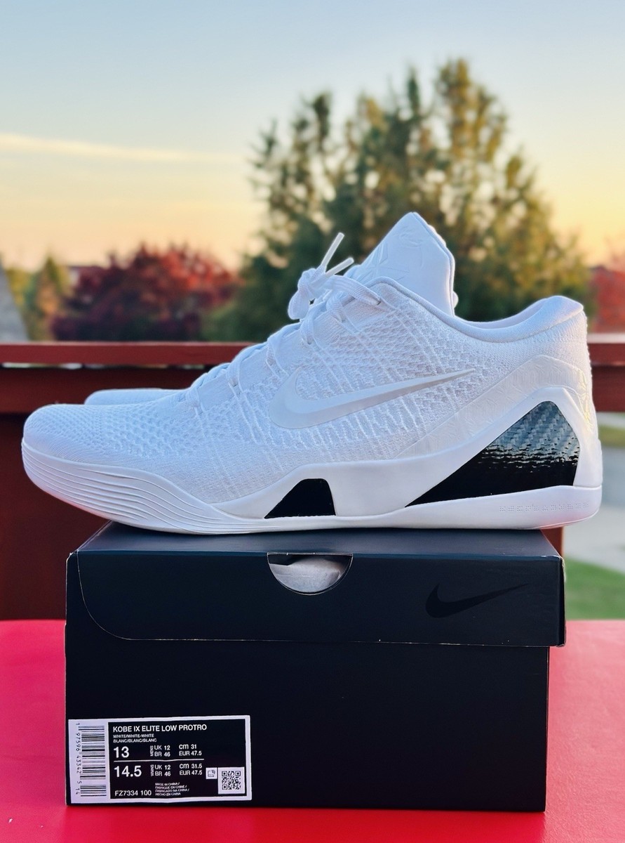 Nike Kobe Elite Low Protro Halo White Size 13 Mamba Zoom Max Air