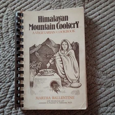 Vtg 1976 Himalayan Institute Pennsylvania Vegetarian Cookbook See IndexofRecipes