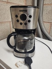 GEEPAS 1.5L Filter Coffee Machine | 900W Programmable Drip Coffee Maker USED
