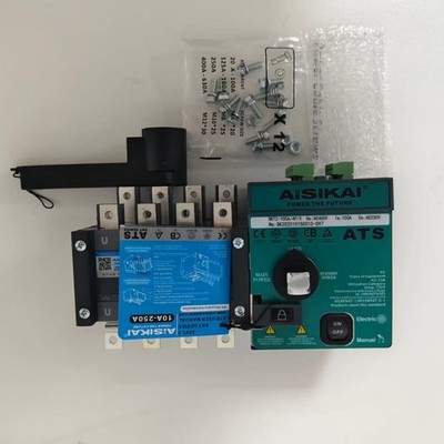 1PCS AISIKAI ATS Dual Power Automatic Transfer Switch 100A Switch SKT2-100A/4P/X