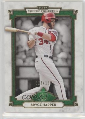 2014 Topps Museum Collection Green /199 Bryce Harper #72 l6a