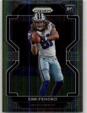 2021 Panini Prizm Simi Fehoko Rookie #371 RC Dallas Cowboys