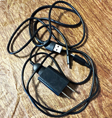 5V AC/DC Wall Power Adapter Micro-USB Charger, Black, US 2-Prong Plug 1-4ft