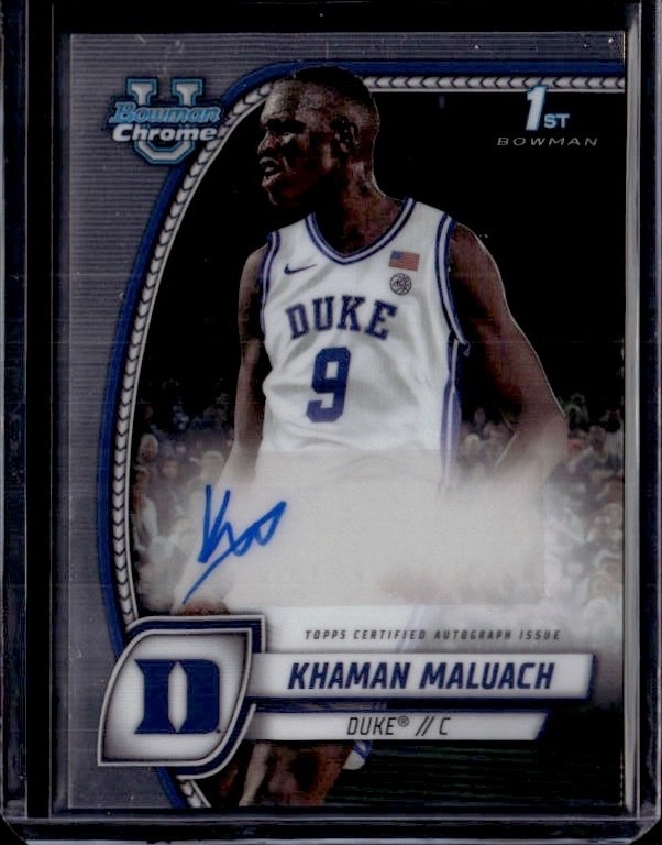 2024-25 Bowman U Chrome - Khaman Maluach Auto #46 (AU)(RC)