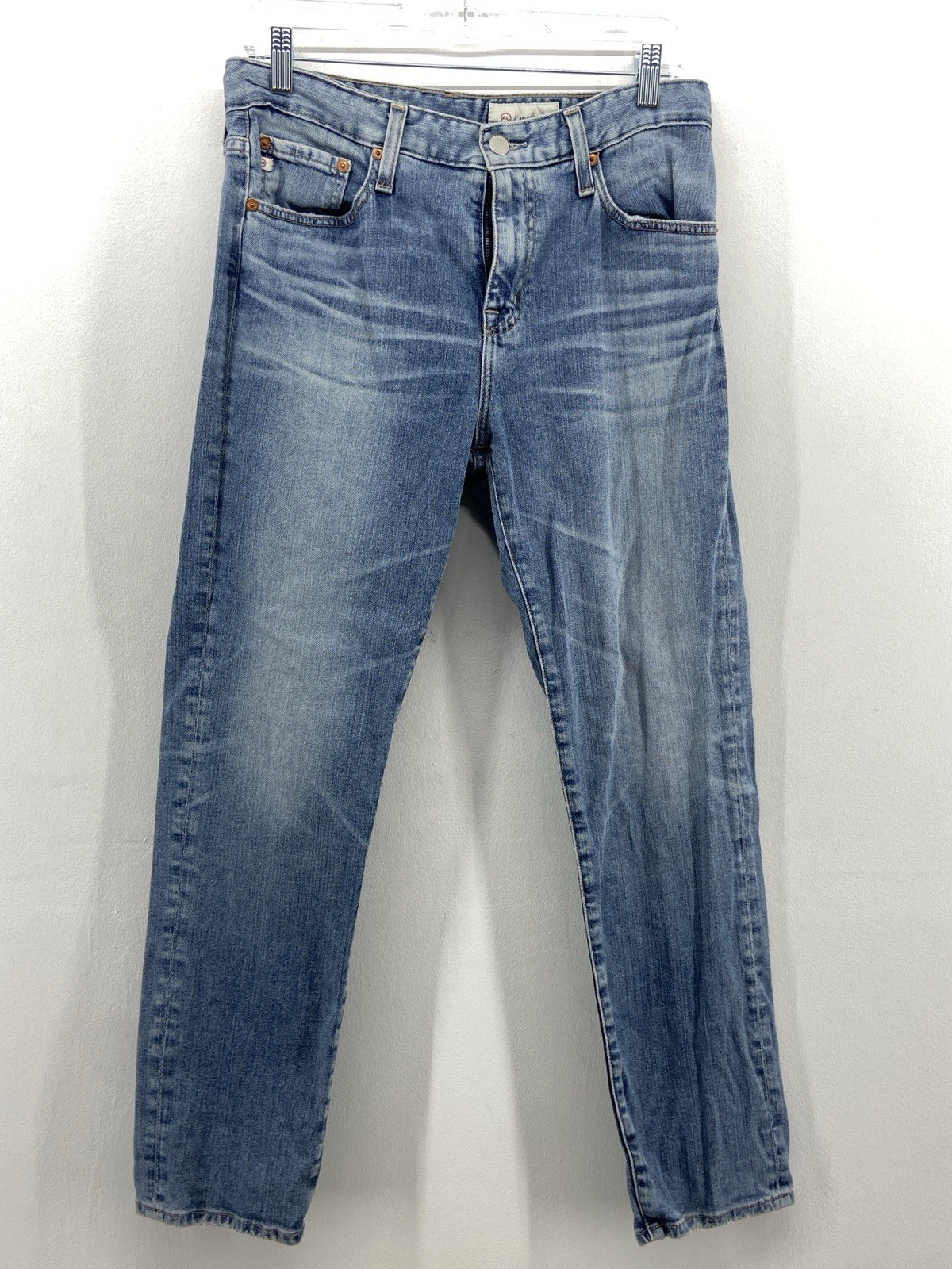 AG Adriano Goldschmied Womens Ex-boyfriend Slouchy Slim Stretch Jeans Sze 30X27