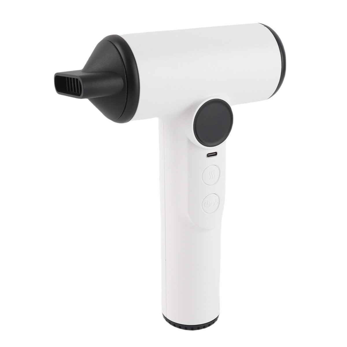 Cordless Hair Dryer 3 Speeds 3 Temp USB Rechargeable Portable