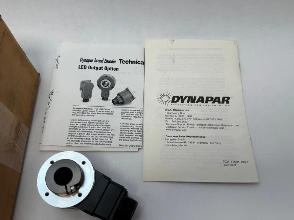 Dynapar HS20102483346PS Incremental Encoder 5/8" ID 5-26V - Image 2 of 4