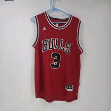 Adidas NBA Chicago Bulls Jersey - Dwyane Wade 3 Red Basketball