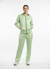 Vintage Oleg Cassini Green Y2K Track Suit Athletic Streetwear Hip Hop Leisure XL