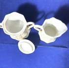 Vintage Lefton Porcelain Miniature Bisque White Cream and Sugar Set /Cherubs — photo 5