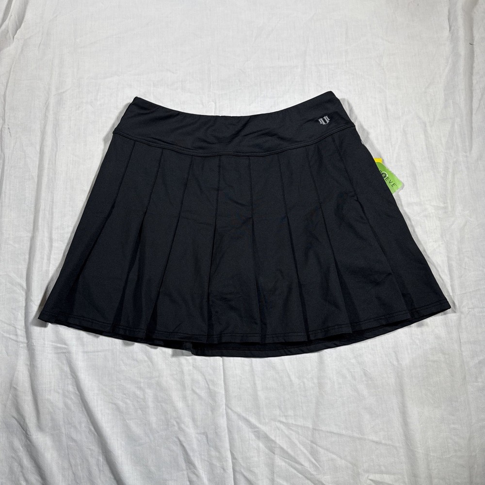 Venus Williams Pleated Tennis Skirt Black Small NWT Made in USA $84
