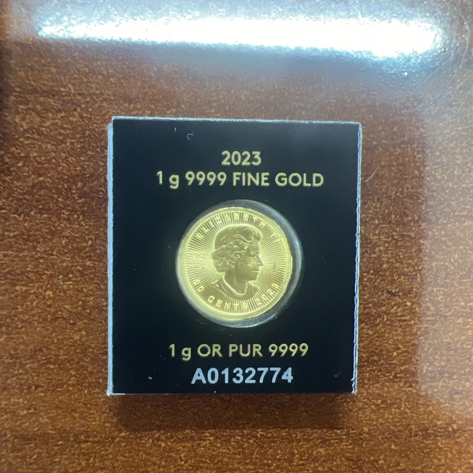 2023 Canada Maplegram 1g Gold Bar .9999 Pure 24K – Sealed Assay RCM Bullion - Image 2 of 4