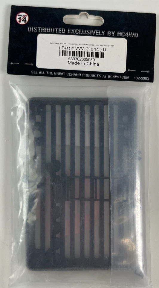 RC4WD VVV-C1044 Micro Series Roof Rack Light Set & Ladder Axial SCX24 New - Image 2 of 2