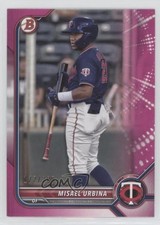 2022 Bowman Prospects Fuchsia Border 122/299 Misael Urbina #BP-86 0y59