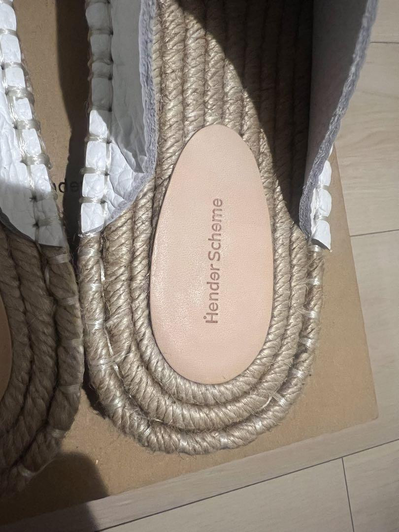Hender Scheme Jute Mule 7.0US Grain Leather Upper Japan Made Hender Scheme Jute Mule 7.0US Grain Leather Upper Japan Made