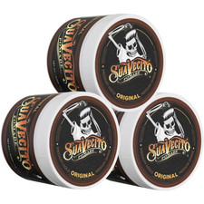 Suavecito Pomade Original Hold 4 Oz, 3 Pack - Medium Hold Hair Pomade for Men -