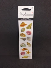 Mrs Grossman's Stickers Sea shells 3 Sheets