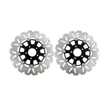 11.8" Front  Rear Floating Brake Rotors Disc Compatible with Harley Sportste...