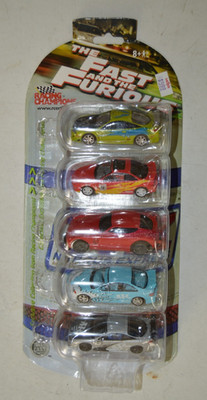 Racing Champions The Fast and the Furious 5-Pack Diecast Cars Civic Eclipse 1:64