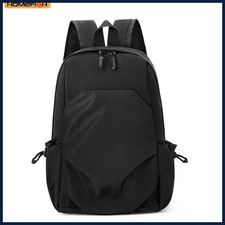 Fashion Mini Men's Black Backpack 2026 Canvas Waterproof Travel