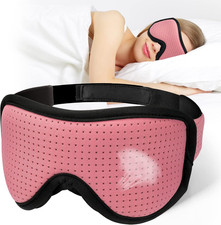 Sleep Mask, Eye Mask for Sleeping, Breathable Sleeping Mask for Men Women, 3D Co