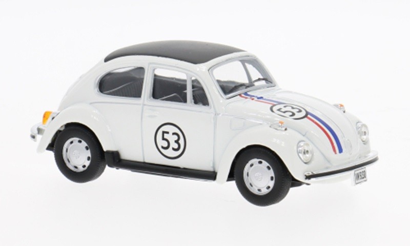 Cararama 4-11840 1:43 VW Beetle (Käfer) 1966 Herbie No.53 Diecast Model - New