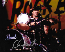 * CHAD SMITH * signed 8x10 photo * RED HOT CHILI PEPPERS *COA *