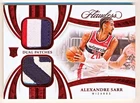 2024-25 Flawless Alexandre Sarr Dual Patches Ruby Patch Rc #DP-AXS (05/15)