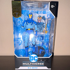 McFarlane Toys DC Multiverse Blue Beetle Gold Label Figure 12  Boxed