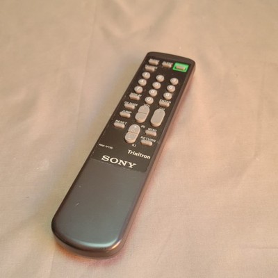 Genuine Sony RM-Y116 Trinitron TV Remote Control OEM Original Black Tested Works
