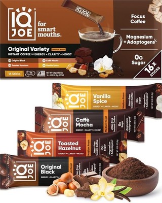 IQJOE Mushroom Coffee Paets - Caffe Mocha | 40 Sti Pas | L's Mane