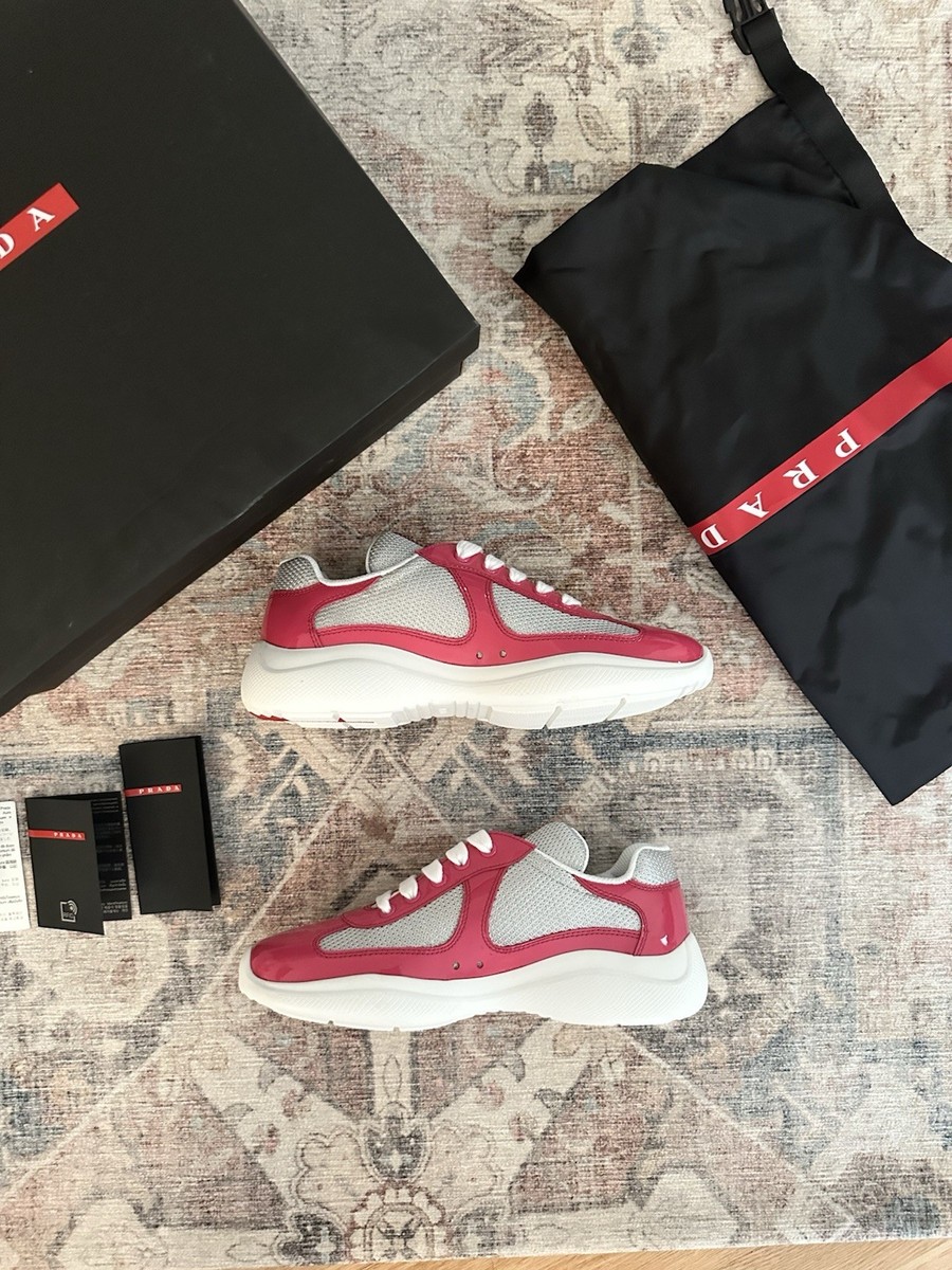 Prada Americas Cup Sneakers Pink Size EU 37, Women's 7 NEW | eBay