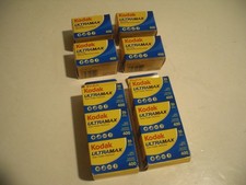 LOT 10 NEW in Box Kodak ULTRAMAX 400 Color 35mm Film 36 Exposures Each Roll 5/21