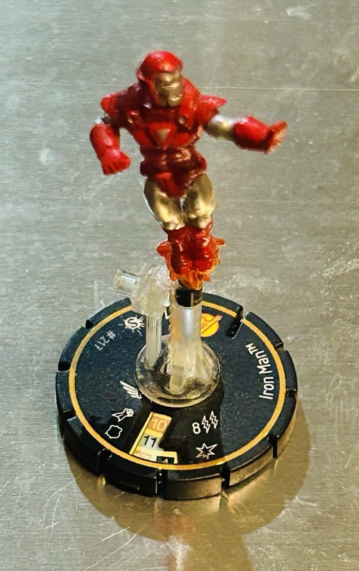 Marvel Heroclix LE Iron Man 2006 Gold Base # 217