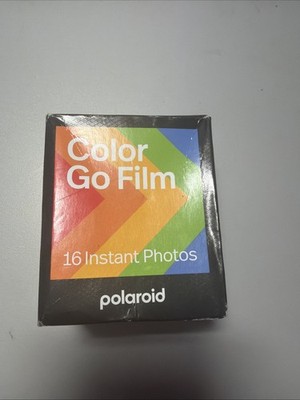 Polaroid Color Go Film 16 Instant Photos - Black Frame Edition