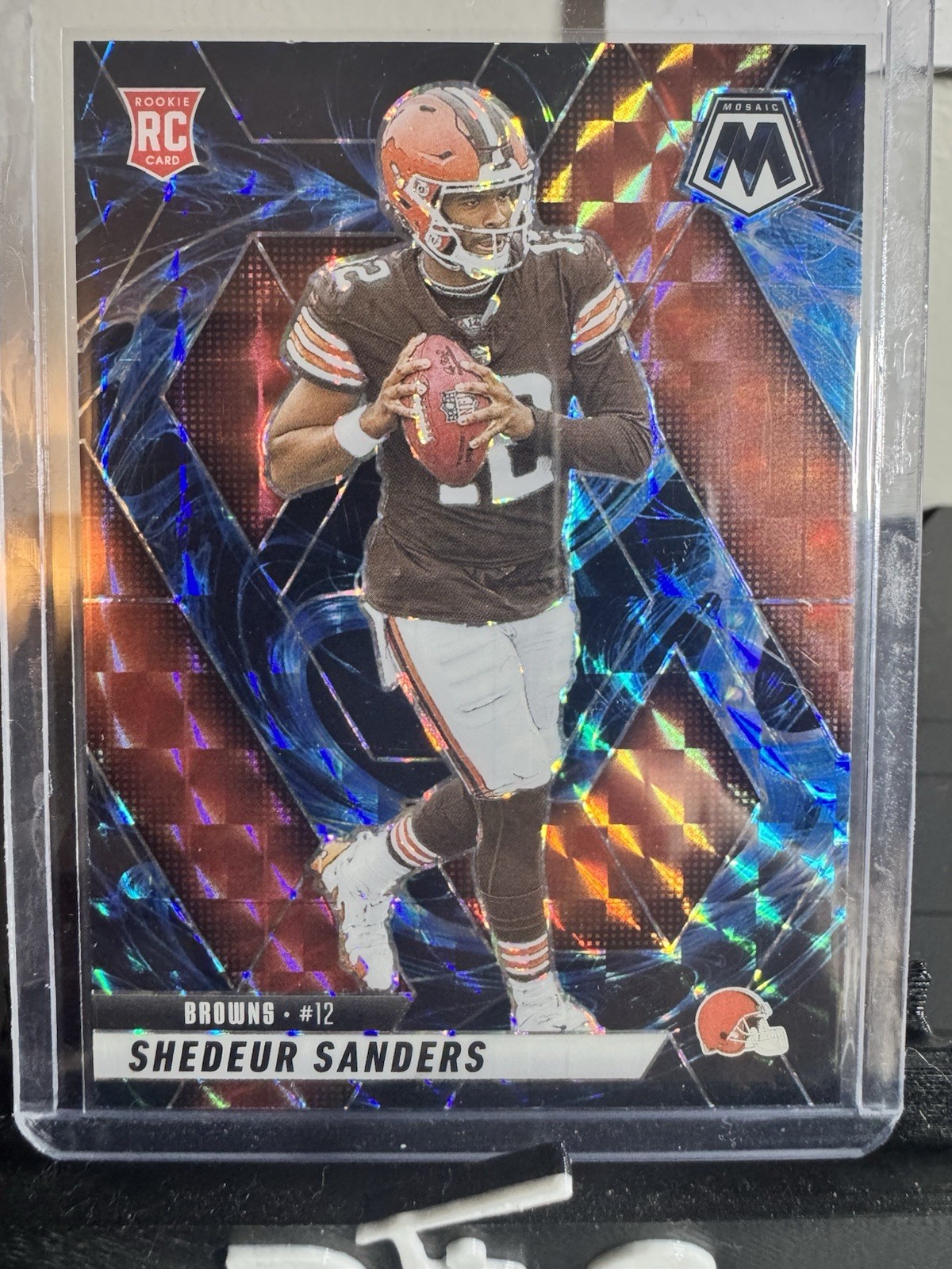 2025 Panini Mosaic Shedeur Sanders Genesis Prizm RC #302 SSP CASE HIT Browns