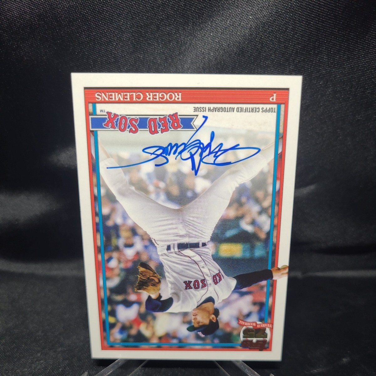 2026 Topps Series 1 Roger Clemens 1991 On Card Auto Boston Redsox