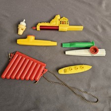 Vintage Lot Of Whistle's And Flutes 7 Pieces