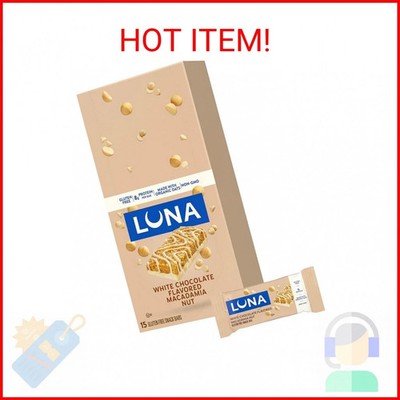 Clif, Bar Luna White Chocolate Macadamia 15 Count, 25.35 Ounce