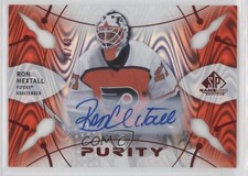 2022-23 Upper Deck SP Game Used Purity Legends 10/49 Ron Hextall #P-67 Auto 1kx2