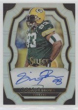 2017 Panini Select Signatures Silver Prizm 162/199 Gilbert Brown #SP-GB Auto 8p8