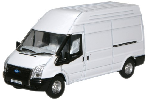 Oxford Diecast 76FT006 Ford Transit (LWB) White OO Gauge