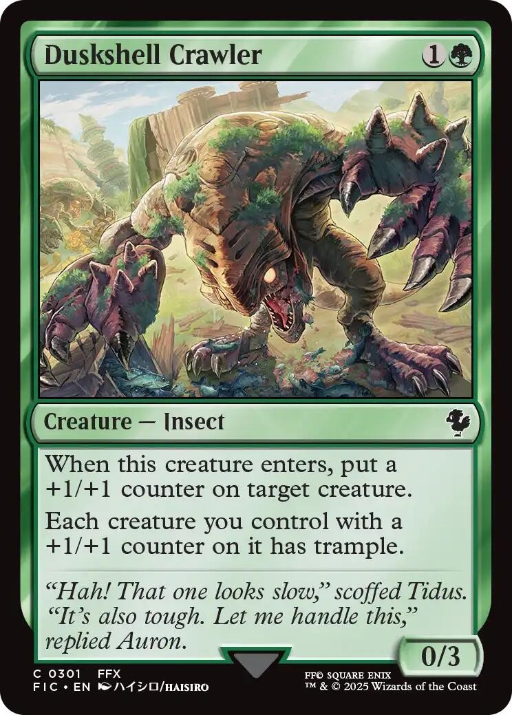 Duskshell Crawler [FIC - 301] Common NM Commander: FINAL FANTASY