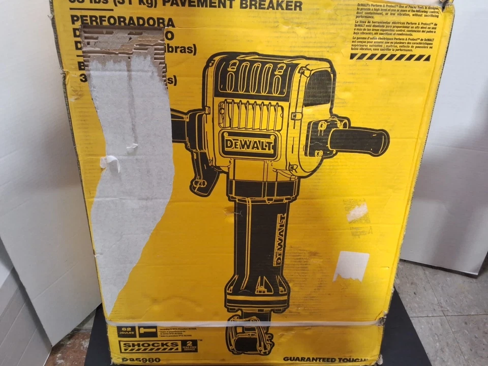 Martillo de gato de demolición interruptor de pavimento eléctrico Dewalt 68 lb Foto 3 de 4