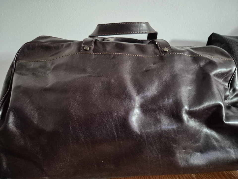 maxwell scott Herren Reisetasche Ledertasche Braun - Bild 3 von 4