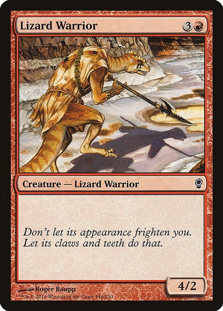 2014 Magic: The Gathering: Conspiracy - Lizard Warrior (#146, C, Near Mint)