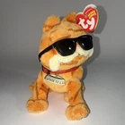 Ty Beanie Babies Garfield Cool Cat Plush w/ Sunglasses Vintage 2004