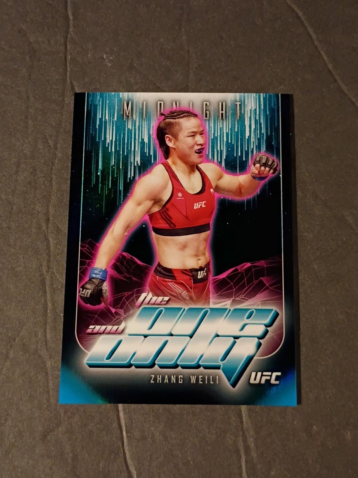 2024 Topps Midnight UFC #TO-28 Zhang Weili The One and Only 