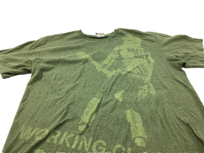 Hard Rock Cafe Green Day Shirt Mens Large Green Working Class Hero
